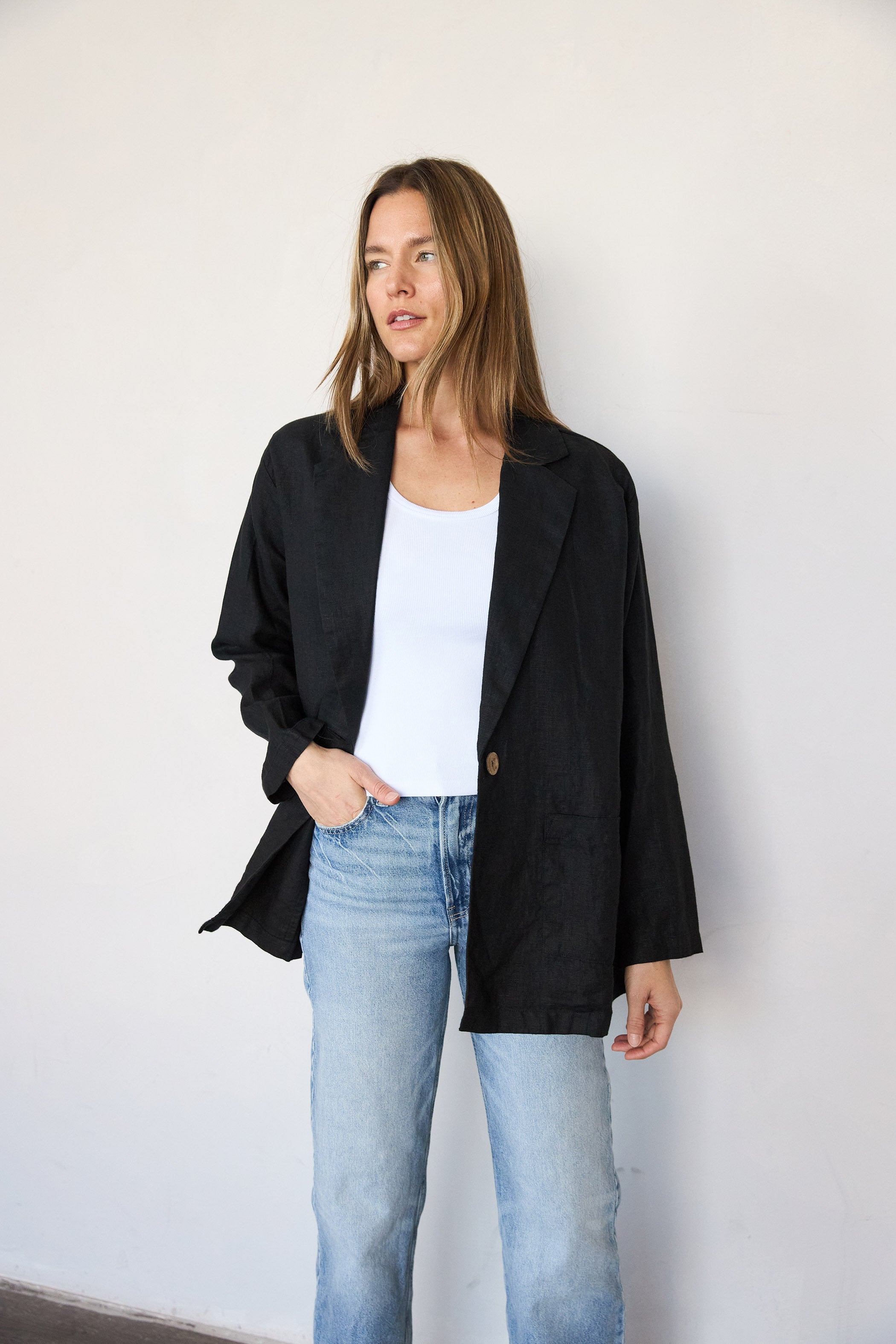 Linen Blazer– It is well L.A.