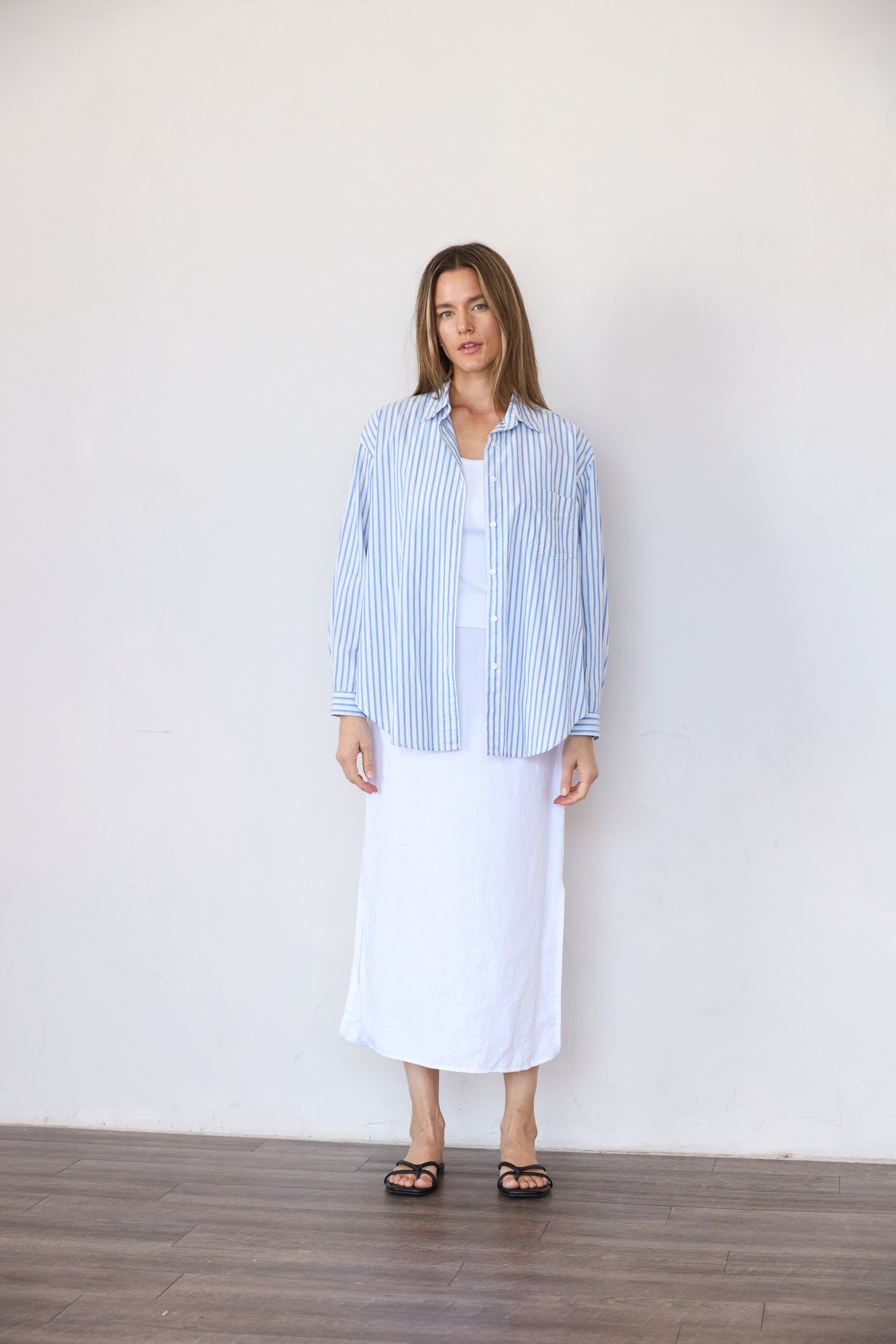 épine - Eé button check big shirt 0730_IIWLA_Ecomm_Kim-