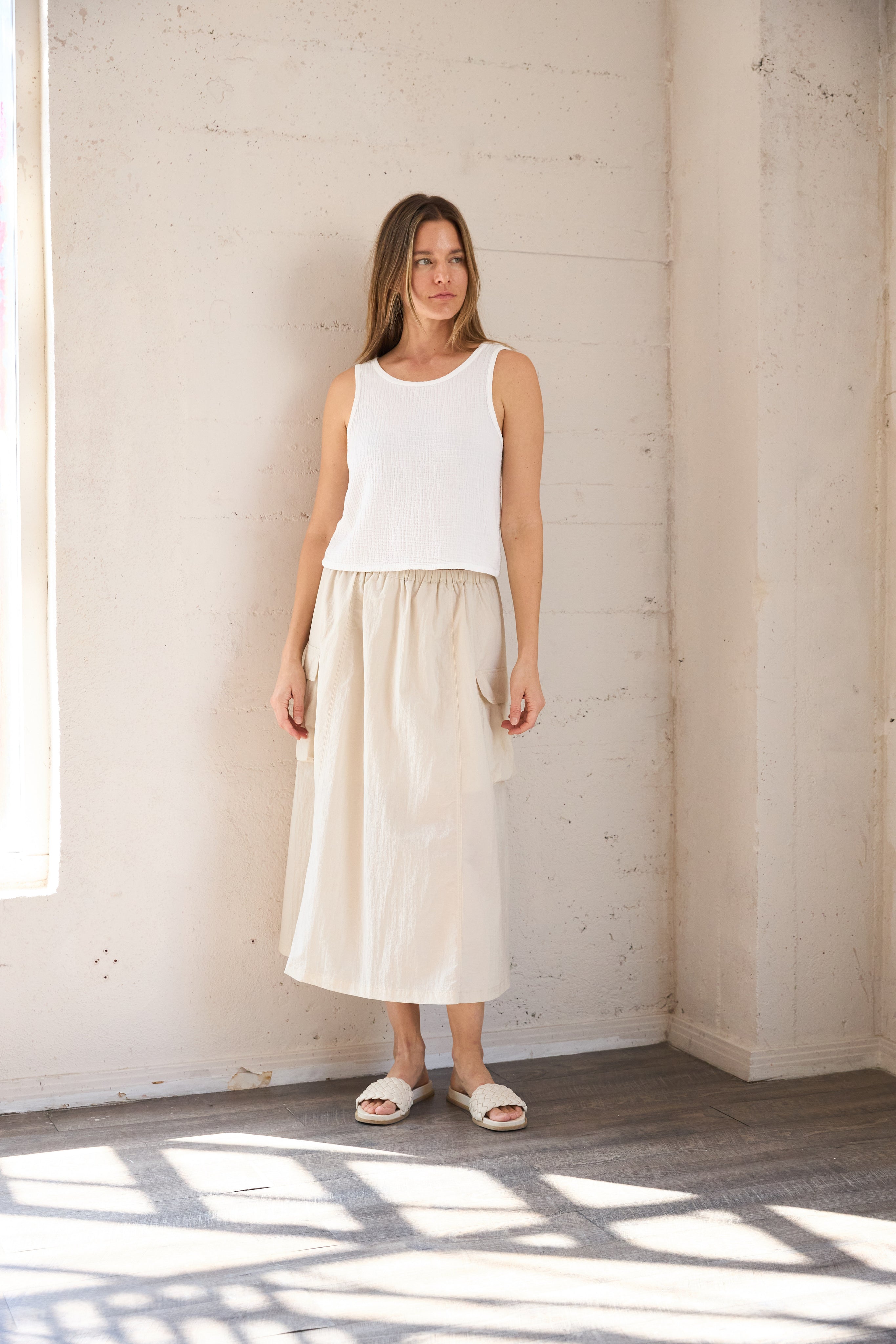 Organic Reversible Gauze Tank– It is well L.A.