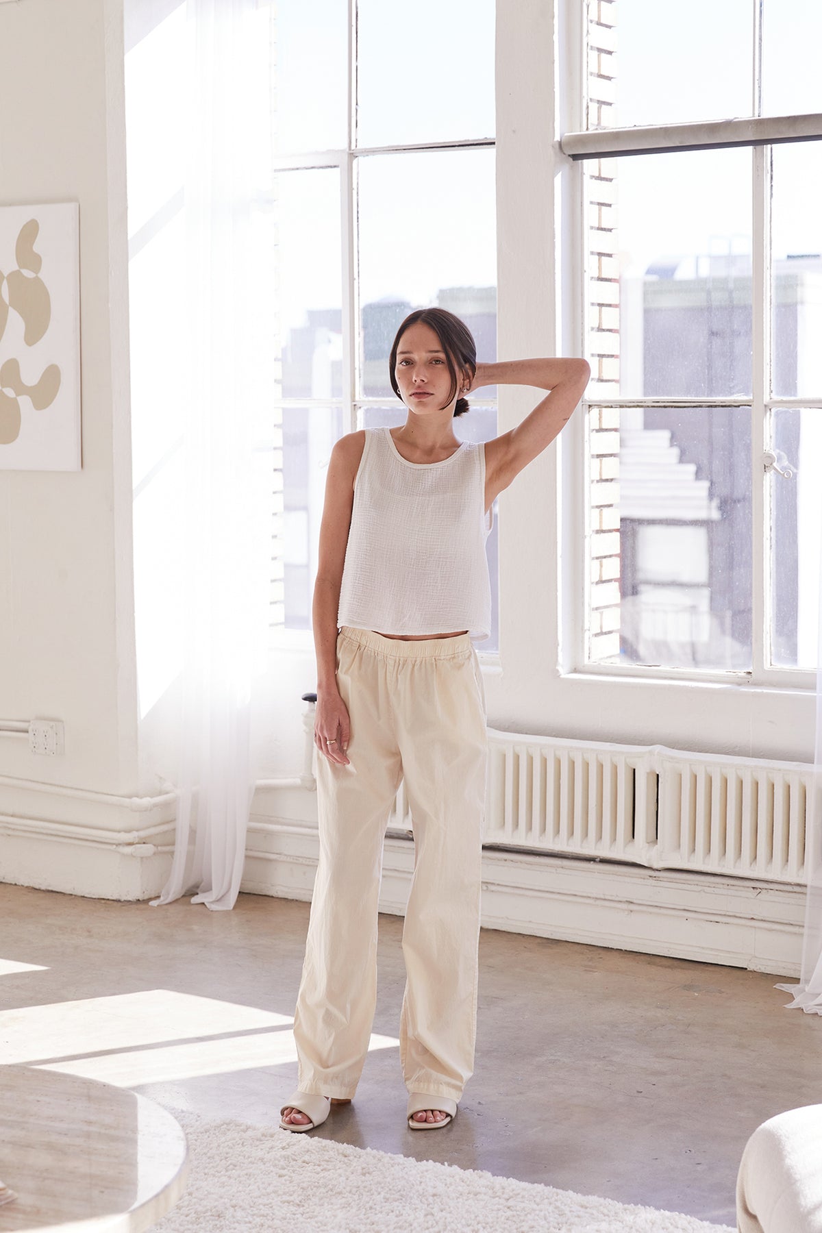 Pact Organic Cotton Women's Daily Pants Storm at Amazon
