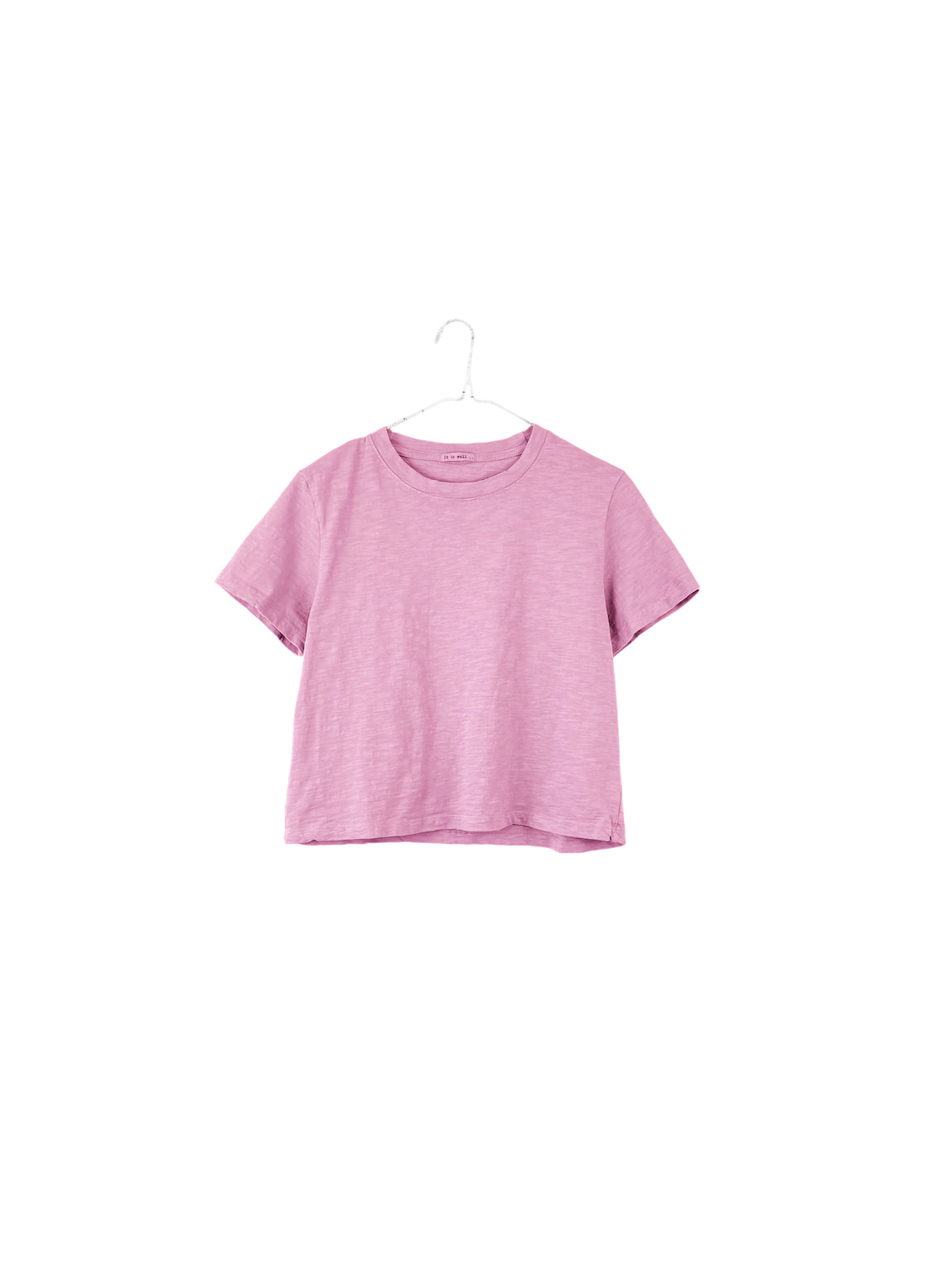 ★andar★ Airy Essential Lettering Crop Tee Juicy Couture Cropped Henley