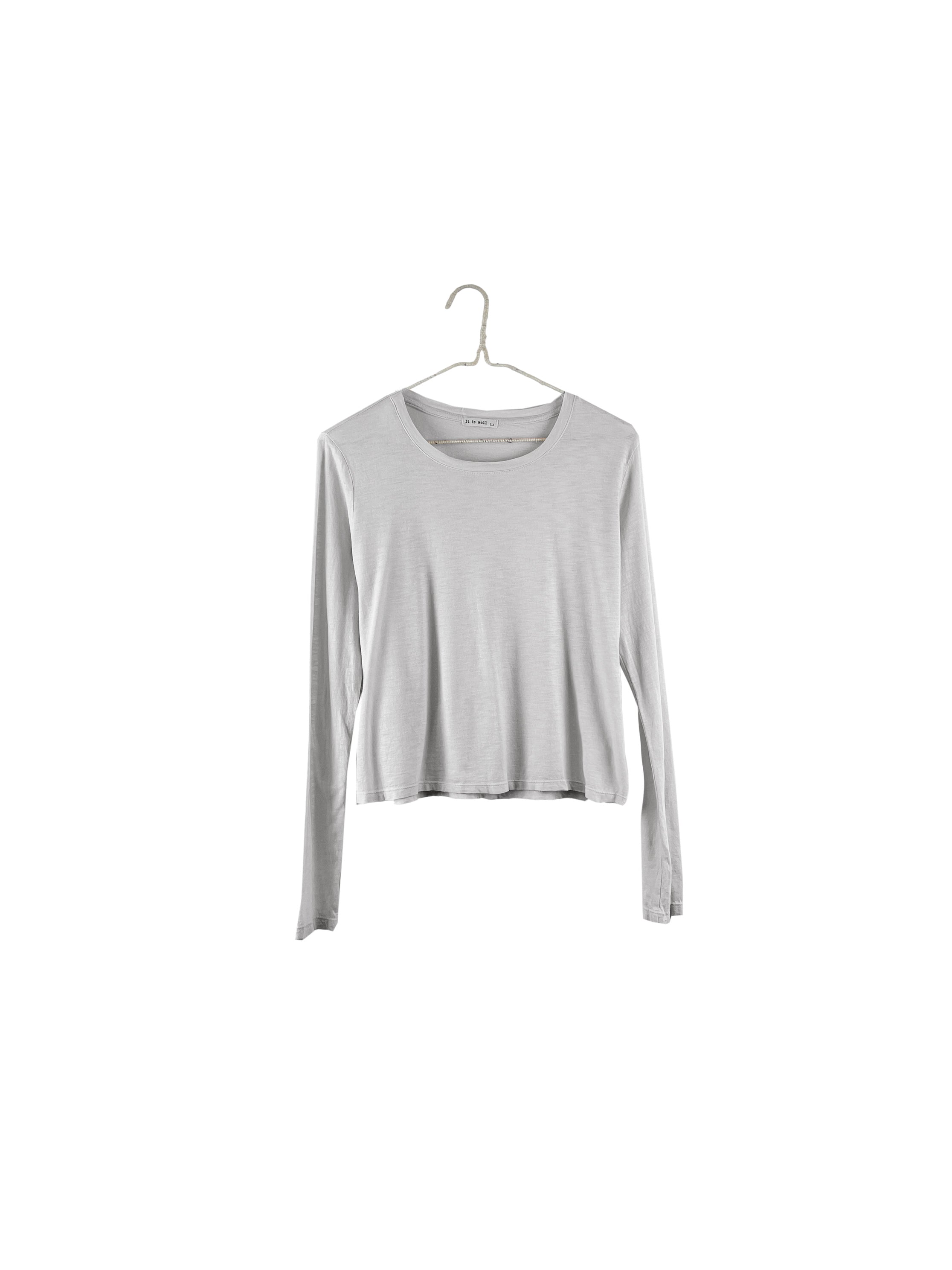 Long Sleeve Baby Tee– It is well L.A.