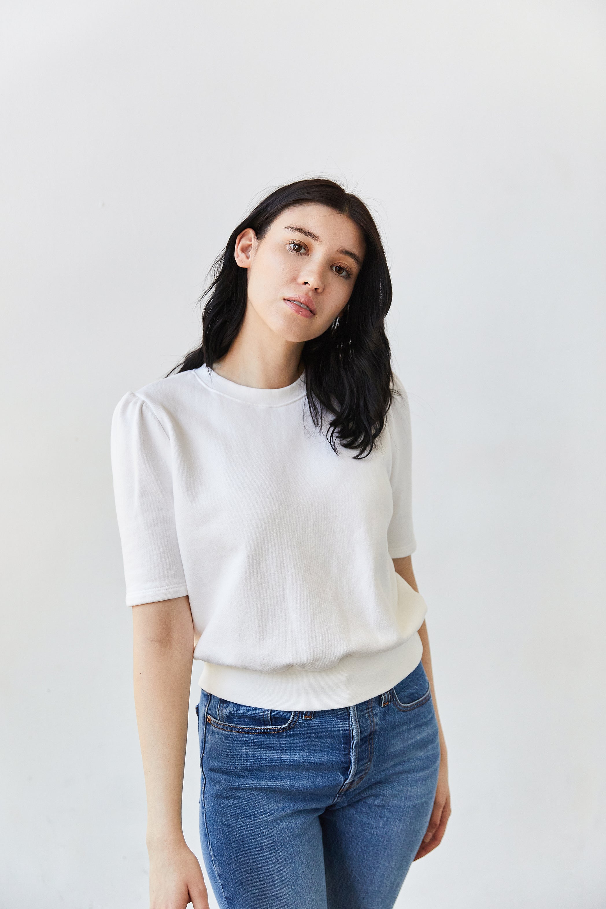 Bibiy B.PUFF SWEAT SHIRT ベージュ Bibiy B.PUFF SWEAT SHIRT ベージュ - メルカリ