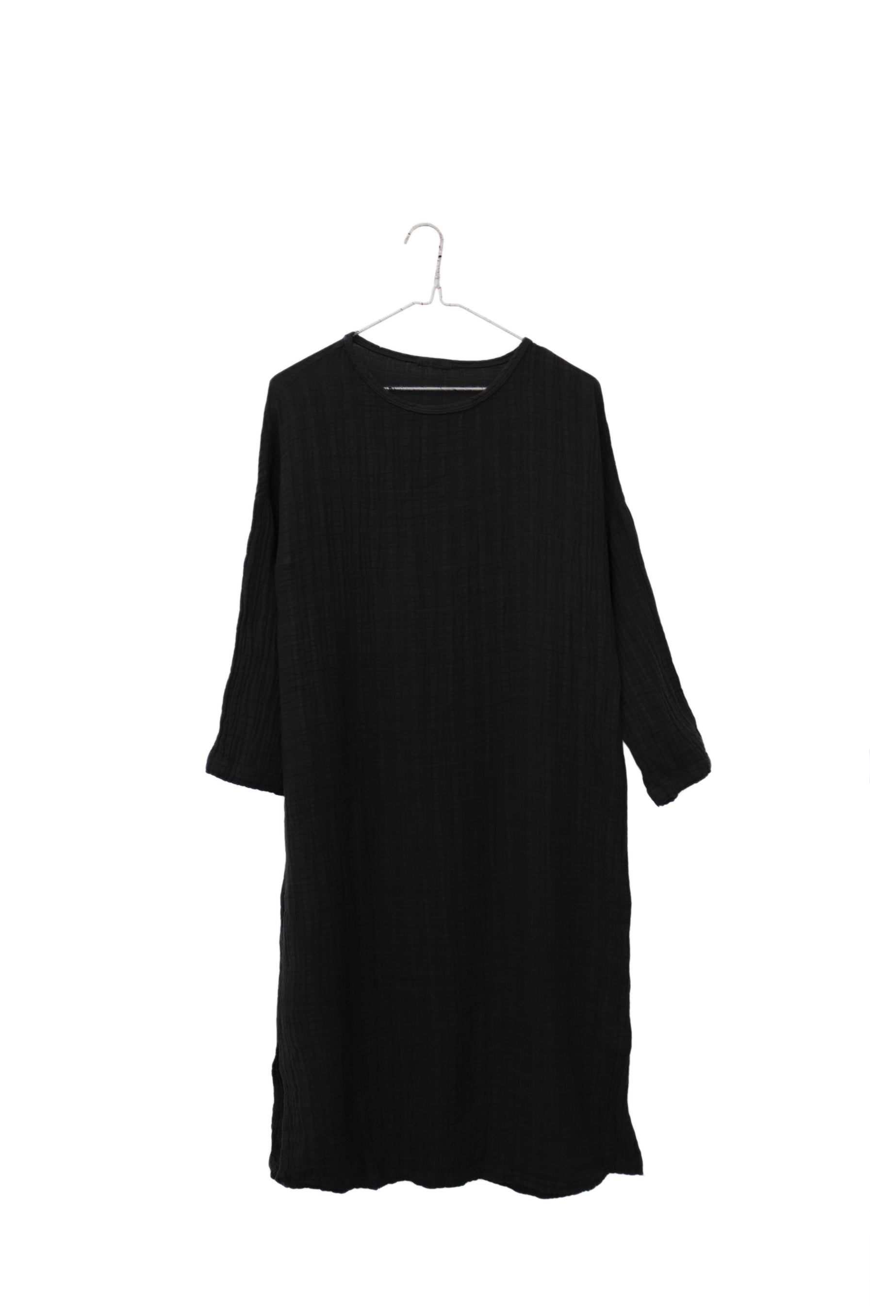 3/4 Sleeve Gauze Dress