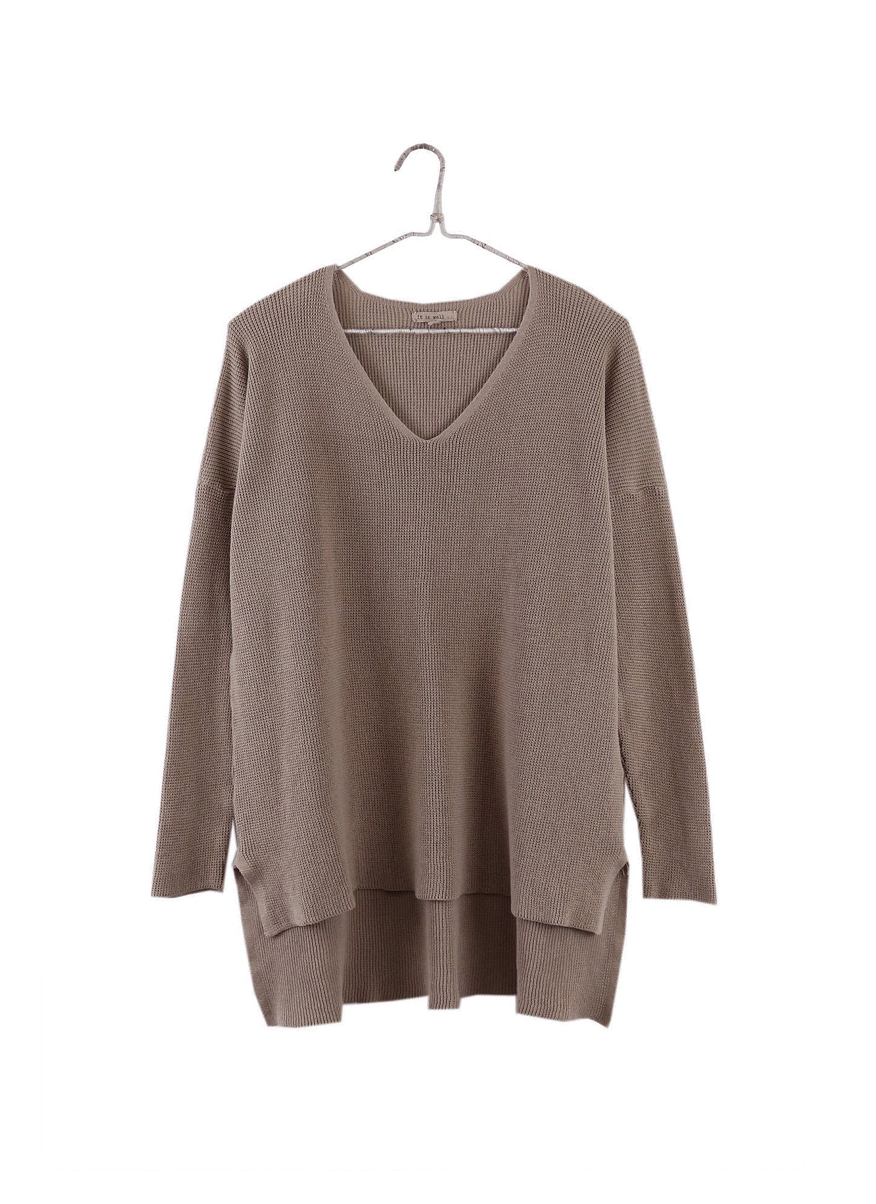 Waffle Small V-Neck Sweater – ULTIMUS