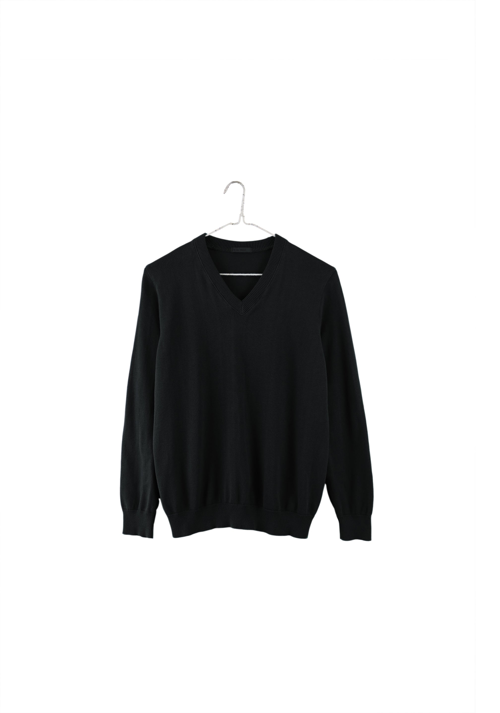 Your Favorite Jersey Knit V Neck T Shirt Black / L by Sugarlips