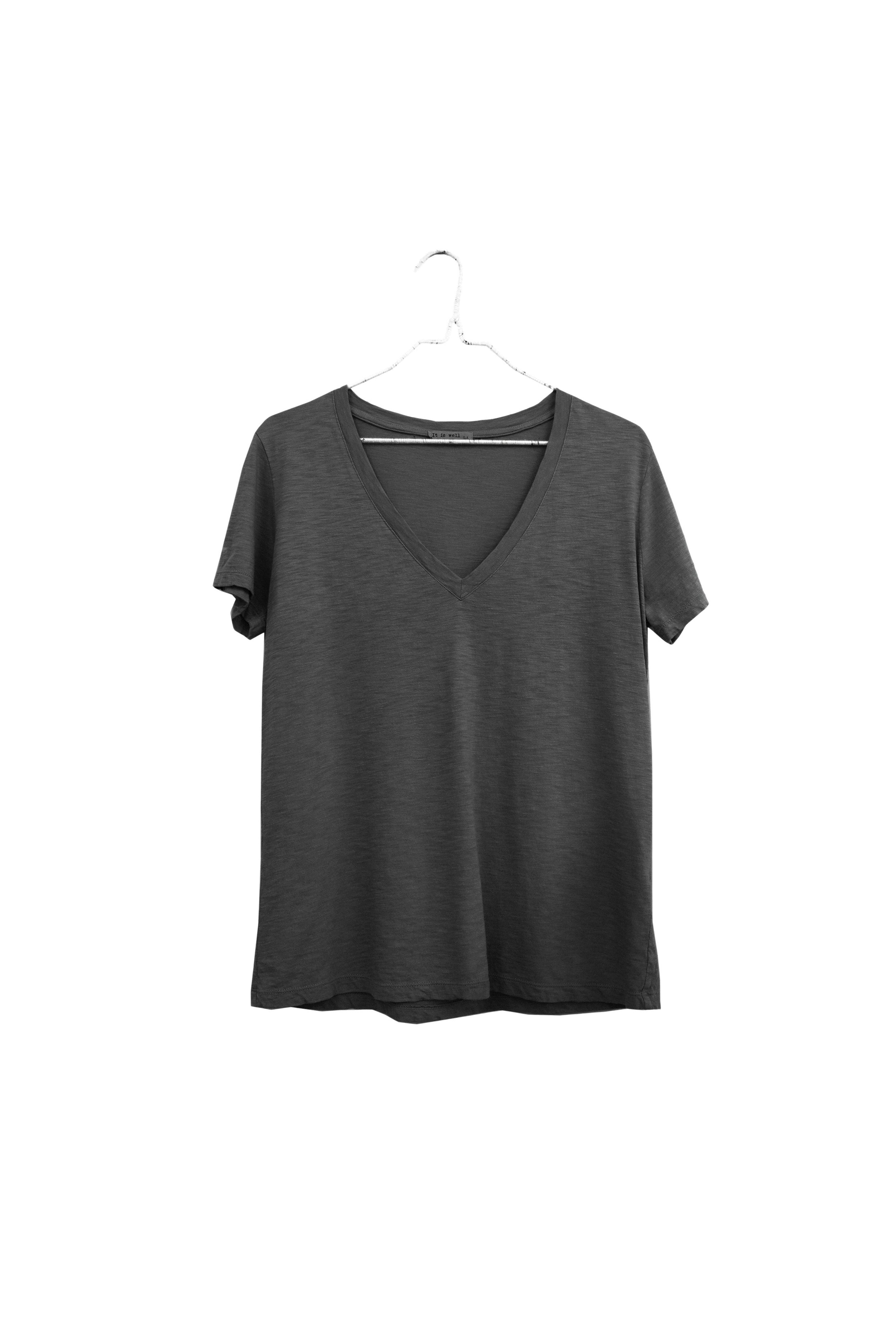 Everyday V-Neck T-Shirt– It is well L.A.